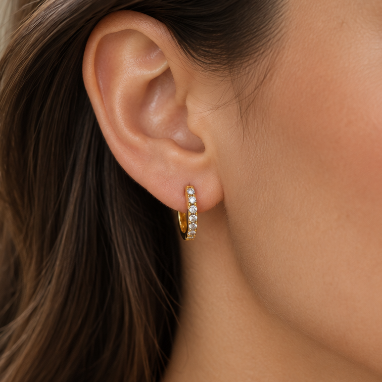 Natural Diamond Hoop Earrings
0.30ct TDW in 18ct Yellow Gold