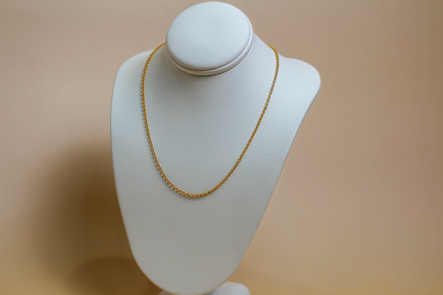 Petite Belcher Chain in 9ct Solid Yellow Gold