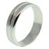 9CT WHITE GOLD 6MM WIDE
